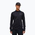 Pánska fleecová mikina Peak Performance Trail Polartec Power Grid Half Zip black