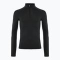 Pánske termoaktivne tričko s dlhým rukávom Peak Performance Magic Half Zip black