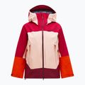 Dámska lyžiarska bunda Peak Performance Visilight GTX C-Knit 3L tech burgundy/peach fuzz 7