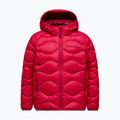 Detská páperová bunda Peak Performance Helium Down Hood Jacket Tech Burgundy/Vertical Zenith
