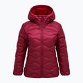 Dámska páperová bunda Peak Performance Helium Down Hood vertical zenith/tech burgundy 5