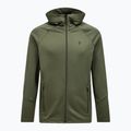 Pánska mikina Peak Performance Rider Essentials Zip Hood pine needle/pine needle 5