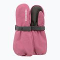 Detské lyžiarske rukavice Didriksons Biggles Mitten 8 heather pink