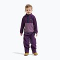 Detská fleecová mikina Didriksons Monte 6 Half Button northern purple 4