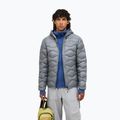 Pánska páperová bunda Peak Performance Helium Down Hood lt grey/antarctica