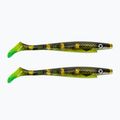 Strike Pro Pig Shad Jr gumová nástraha 2 ks čierna/zelená TEV-SP172C-134