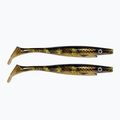 Strike Pro Pig Shad Tournament 2 kusy hnedo-zlatá gumová nástraha TEV-SP172M-115