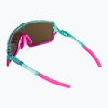 Slnečné okuliare Tripoint 008 Lake Prespa X crystal neon turquoise/brown/pink multi 2
