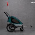 Qeridoo Sportrex2 dvojitý príves na bicykel modrý Q-SR2-21-P 9