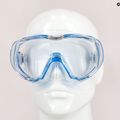 Potápačská maska TUSA Tri-Quest Fd Blue and Clear M-3001 7
