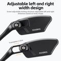 Cyklistické zrkadlo Rockbros 26210007001 Mirror 1 pcs Left black 3