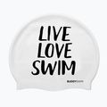 Plavecká čiapka BuddySwim LLS Silicone white