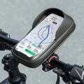 Taška na riadidlá na bicykel Rockbros 301101770001 WP Bike Phone Bag for 6.7" black 8