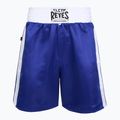 Pánske boxerkové šortky Cleto Reyes Satin Boxing blue/white