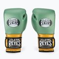 Boxerské rukavice Cleto Reyes Velcro Sparring metalic green/gold wbc 2