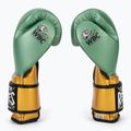 Boxerské rukavice Cleto Reyes Velcro Sparring metalic green/gold wbc 4