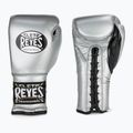 Boxerské rukavice Cleto Reyes Lace Up Sparring silver