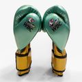 Boxerské rukavice Cleto Reyes Velcro Sparring metalic green/gold wbc 2