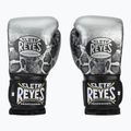 Boxerské rukavice Cleto Reyes Velcro Sparring silver/black 2