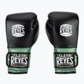 Boxerské rukavice Cleto Reyes Velcro Sparring green metallic/black 8