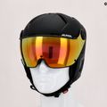 Lyžiarska prilba Alpina Attelas Visor QVM black matte 5