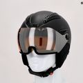 Dámska lyžiarska prilba UVEX Hlmt 600 visor black 56/6/236/20 9