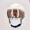 Dámska lyžiarska prilba UVEX Hlmt 600 visor white 56/6/236/50 9