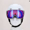 Dámska lyžiarska prilba Salomon Icon Lt Visor biela L411997 9