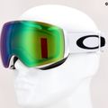 Lyžiarske okuliare Oakley Flight Deck M green-blue OO7064-23 7