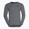 Pánsky termoaktívny longsleeve  ODLO Active Warm Bl Top Crew Neck odlo steel grey melange