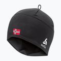 Zimná čiapka ODLO Polyknit Fan Warm black/Norwegian flag 2