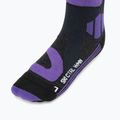 Lyžiarske ponožky X-Socks Ski Control 4.0 charcoal melange/purple 3