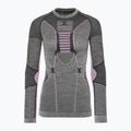 Dámske termo tričko X-Bionic Apani 4.0 Merino šedá/fialová APWT06W19W