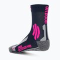 Dámske trekingové ponožky X-Socks Trek Outdoor midnight blue/pink/lt grey melange 2