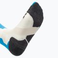 Dámske lyžiarske ponožky X-Socks Ski Silk Merino 4.0 white/black/turquoise 3