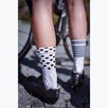 Cyklistické ponožky X-Socks Bike Race 4.0 artcic white/dot/stripe 2