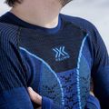 Pánska termoakčná mikina X-Bionic Merino dark ocean/sky blue 6