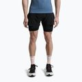 Pánske bežecké šortky X-Bionic Twyce Race 2v1 black/charcoal