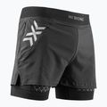 Pánske bežecké šortky X-Bionic Twyce Race 2v1 black/charcoal 2