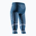 Dámske termonohavice X-Bionic Energy Accumulator Light Pants 3/4 mineral blue/arctic white 2