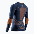 Pánska termoakčná mikina X-Bionic Energy Accumulator Light Shirt marine/orange 2