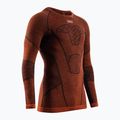 Pánsky termoaktívny longsleeve X-Bionic Symbio Merino Shirt clay