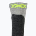 Detské lyžiarske ponožky X-Socks Ski Discover Otc rhino grey/canary 4