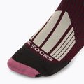 Dámske lyžiarske ponožky X-Socks Ski Touring Perform Otc deep purple/light sand 3