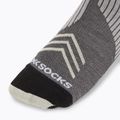 Ponožky X-Socks Run Expert Silk Merino Crew seal grey/light sand 3