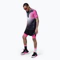 Pánske bežecké tričko X-Bionic Corefusion dot fade/neo pink/white 4