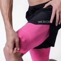 Pánske bežecké šortky X-Bionic Efektor 2v1 x black/neo pink 3