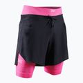 Pánske bežecké šortky X-Bionic Efektor 2v1 x black/neo pink 4