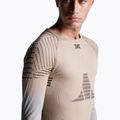 Pánska termoakčná mikina X-Bionic Invent Fx Shirt sand/light grey/grey 5