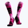 Lyžiarske ponožky X-Socks Ski Expert Wild Otc x black/fluo pink
